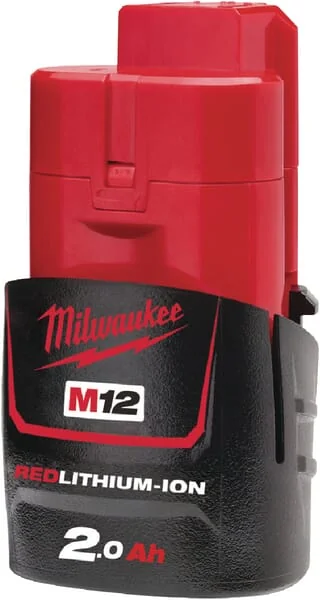 Milwaukee - M12B2 - Battery 12V 2.0AH Red Li Ion