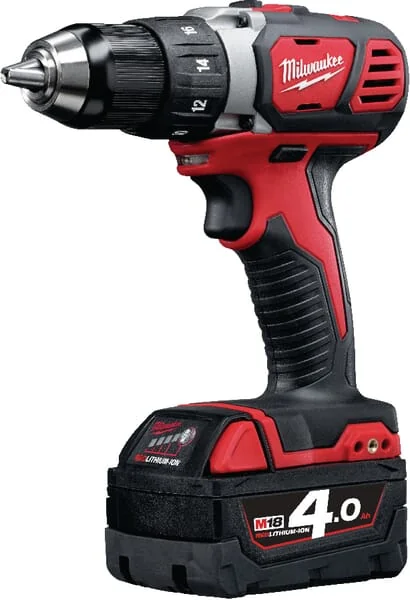 Milwaukee - M18BDD40 - Cordless Drill, 4.0 AH