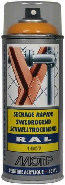 Motip - 07076 - RAL 1007 Spray Chrome Yellow