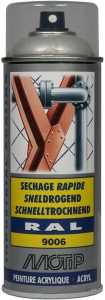 Motip - 07224 - Spray RAL 9006 White Aluminium