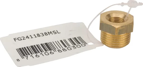 MZ - FG2411838MSL - Brass Reducer F 1/8" x M 3/8"