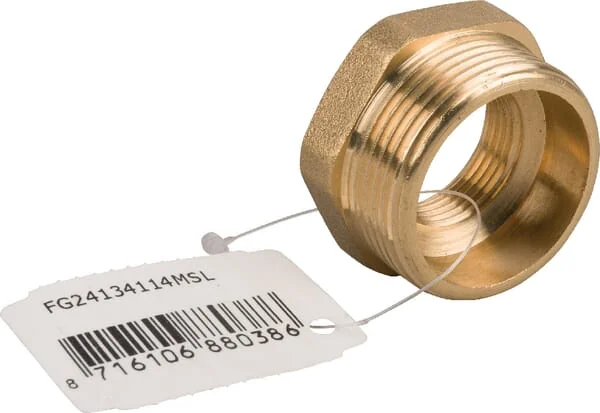 MZ - FG24134114MSL - Brass Reducer F 3/4" x M 1 1/4"