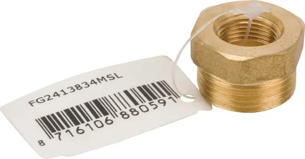 MZ - FG2413834MSL - Brass Reducer F 3/8" X M 3/4"