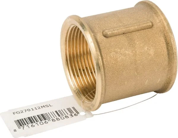 MZ - FG270112MSL - Brass Coupling 2xF 1 1/2"