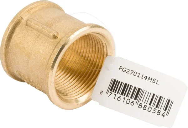 MZ - FG270114MSL - Brass Coupling 2xF 1 1/4"