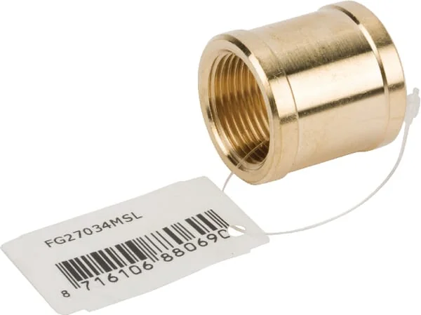 MZ - FG27034MSL - Brass Coupling 2xF 3/4"