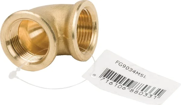 MZ - FG9034MSL - Brass Elbow 2xf 3/4"
