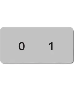 New Elfin - 02033T - Label "0 1"