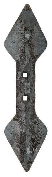 Non Branded - CP000024 - Cultivator Point 440x135x19mm, Double-Sided, Hardened, Curved, 2 Holes
