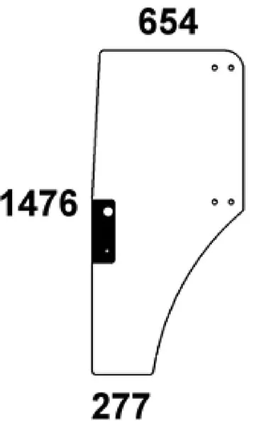 Non Branded - ER047314N - Door Glass