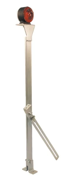 Non Branded - LA9000 - Marker Light Round, Red/White, Bolt On