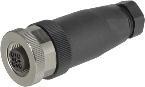 Non Branded - M1204FE18A - Plug 4 P. Female M12 Code-A