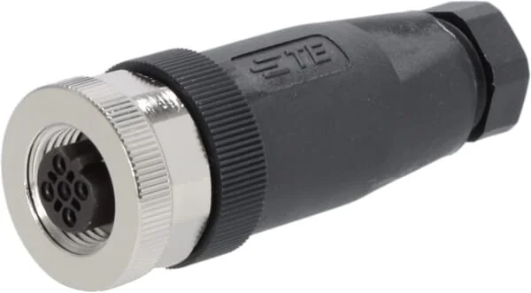 Non Branded - M1205FE18B - Plug 5 P. Female M12 Code-B