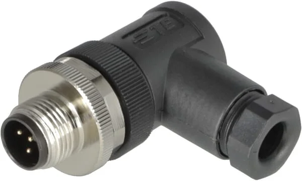 Non Branded - M1205MA90A - Plug 5 P. Male M12 Code-A, 90 Degrees
