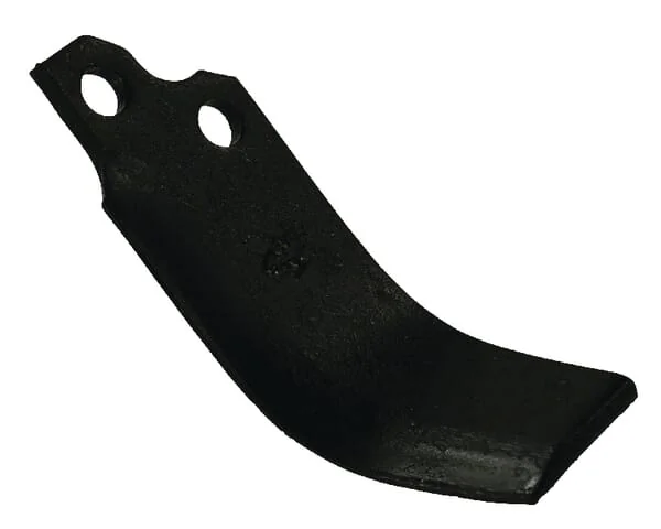 Non Branded - RB48433 - Rotovator Blade Rh 130x56x40mm 6mm Thick Suitable For B.C.S.