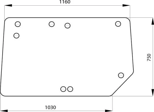 Non Branded - RT6005023210N - Upper Rear Window