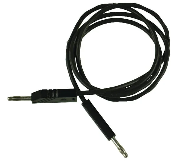 Non Branded - SML100ZN - Cable 2x Plug 4mm Black 1m