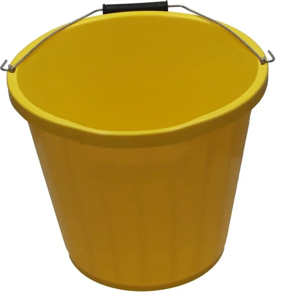 Non Branded - TO6200 - Bucket 13.6l, Plastic, Yellow