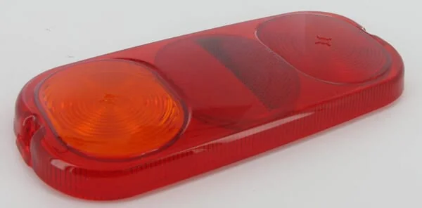 Non Branded - TOR029599 - Light Lens, Orange/Red, Rectangular 200x92mm LH/RH/Rear