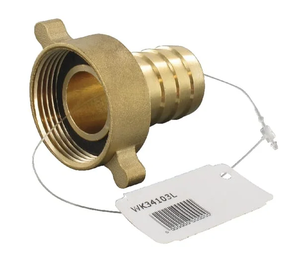 Non Branded - WK34103L - Hose Tail 1" With Screw Cap 1 1/4" Female