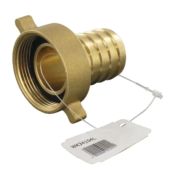 Non Branded - WK34104L - Hose Tail 1 1/4" With Screw Cap 1 1/2" Female