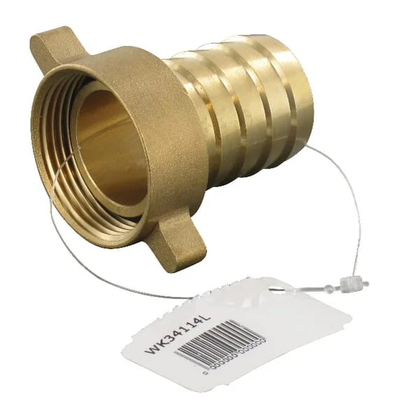 Non Branded - WK34114L - Hose Tail 1 1/4" With Screw Cap 1 1/4" Female
