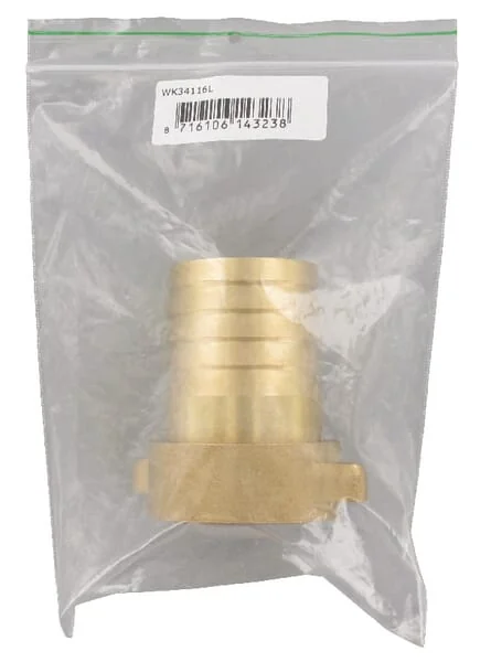 Non Branded - WK34116L - Hose Tail 2" With Screw Cap 2" Female