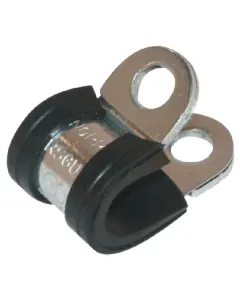 Norma - SMSL08SST304 - Pipe Clamp 8mm, Stainless Steel, With Rubber Insert