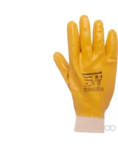 North by Honeywell - HS4708 - Work Gloves Yellow Cotton 25cm Long Size 8/M Superlite Plus