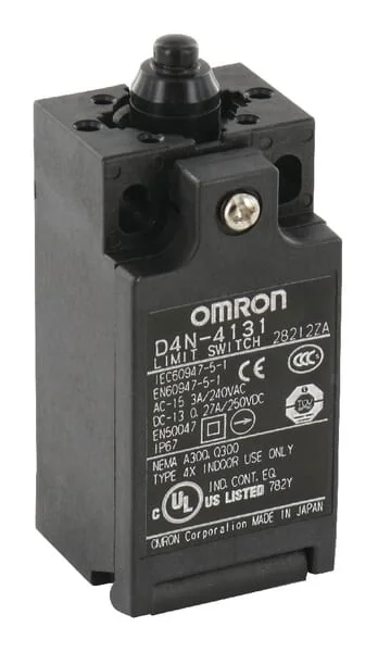 Omron - D4N4131 - Limit Switch, Plunger