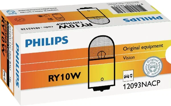 Philips - GL12093NACP - Light Bulb Conventional RY10W 12V 10W BAU15S Philips