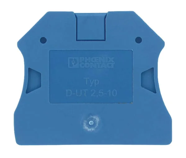 Phoenix Contact - DUT2510BU - End-Cover, Blue