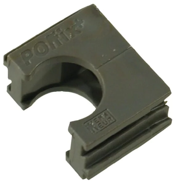 Pipelife - EM312028 - Fixing Clamp 19 mm 3/4 Clamp Block, Grey