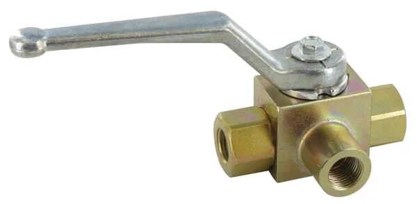Pister - KH3KSR04T - Ball Valve 3-Way 1/4 T-Bore
