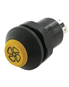 Pneutron - 11130560PN - Pneutron Pressure Switch, Fan, Round, Yellow