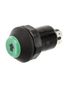 Pneutron - 11245170PN - Push Switch, Lift and Lower, Round, Green