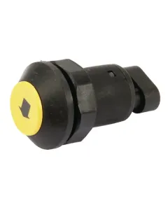 Pneutron - 11903002PN - Pneutron Pressure Switch, Up and Down, Round, Yellow