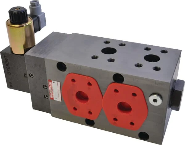 Poclain - 6KVH1624 - Control Valve 6/2-1"-24Vdc