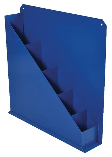Povag - WE2193838BL - Storage Box 380x385x80mm, Blue Plastic