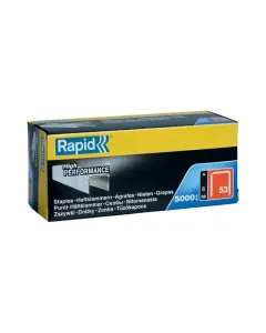 Rapid - 11856250 - Rapid Staples 53/6mm Galvanized, 5,000 Pieces