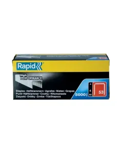Rapid - 23808700 - Rapid Staples 53/4mm Galvanized, 5,000 Pieces