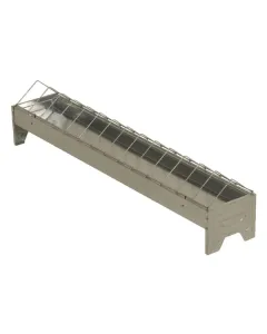 River - 1646704004 - Galvanised Feeding Trough 10 x 75 cm