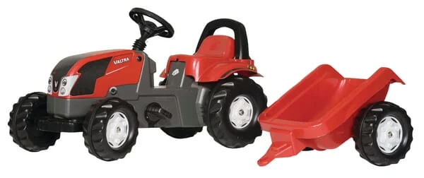 Rolly Toys - R01252 - Pedal Tractor with Trailer, Valtra, from 2.5 Years Old, Rollykid