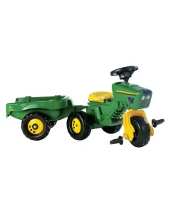 Rolly Toys - R05276 - Pedal Tractor with Front Loader and Trailer John Deere
