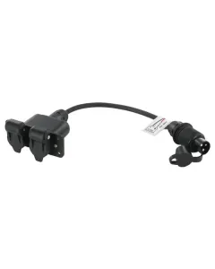 Salvarani - 25036100PD - 3-Pin Double Socket With Plug