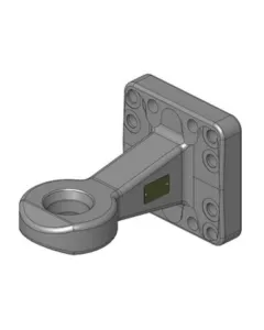 Scharmüller - 00665110A02 - Pull Eye with Flange Diameter 62mm 160x160