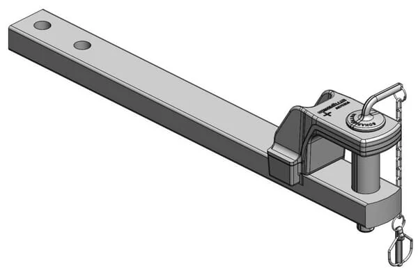 Scharmüller - 108209220A02 - Drawbar 90x50 L905mm CAT. 4 Diameter 50mm Claas