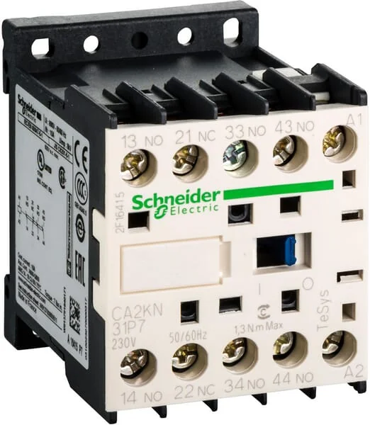 Schneider Electric - CA2KN31P7 - Auxiliary Contactor 3NO/1NC