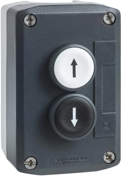 Schneider Electric - XALD222 - Push Button Housing, 2 Push Buttons