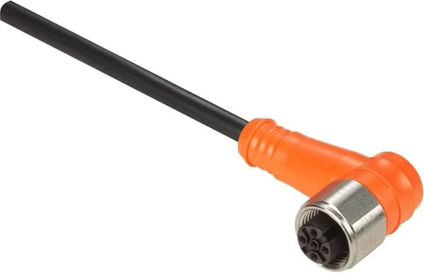 Schneider Electric - XZCPA1241L5 - Cable+Connector M12 Right Angle, 4P-VR